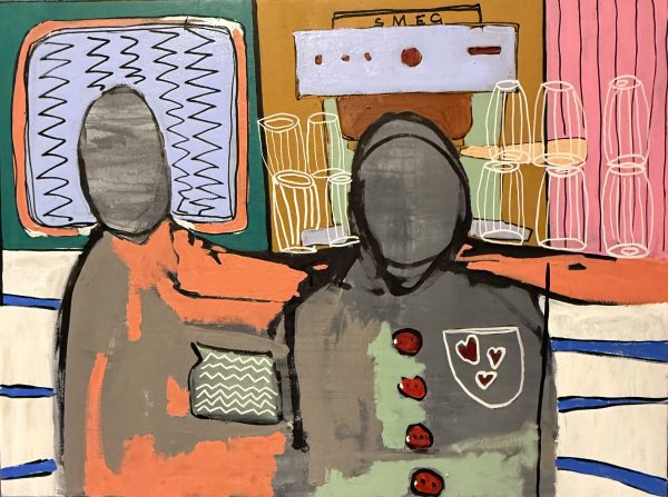 Morning Coffe/ Size 80x60 / Acrylic on Canvas / SOLD