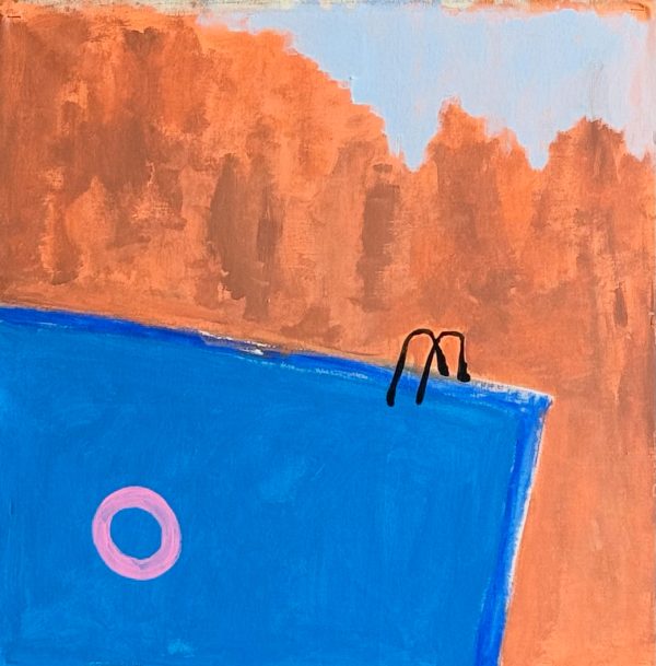Empty pool / Size 53x50 / Acrylic on canvas