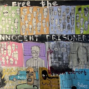 Prisoners / Size 210x175 / Acrylic on canvas