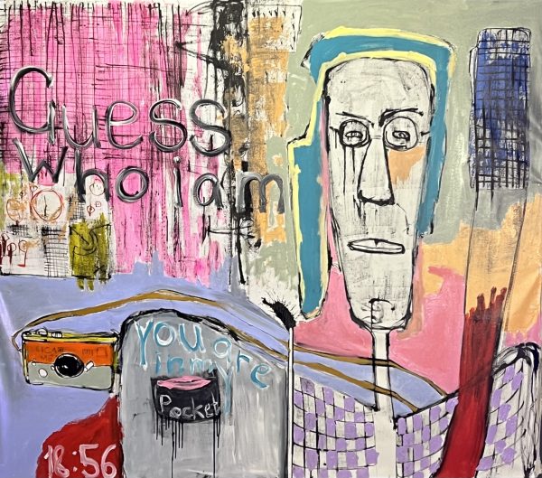Guess who i am? / Size 175x160 / Acrylic on canvas