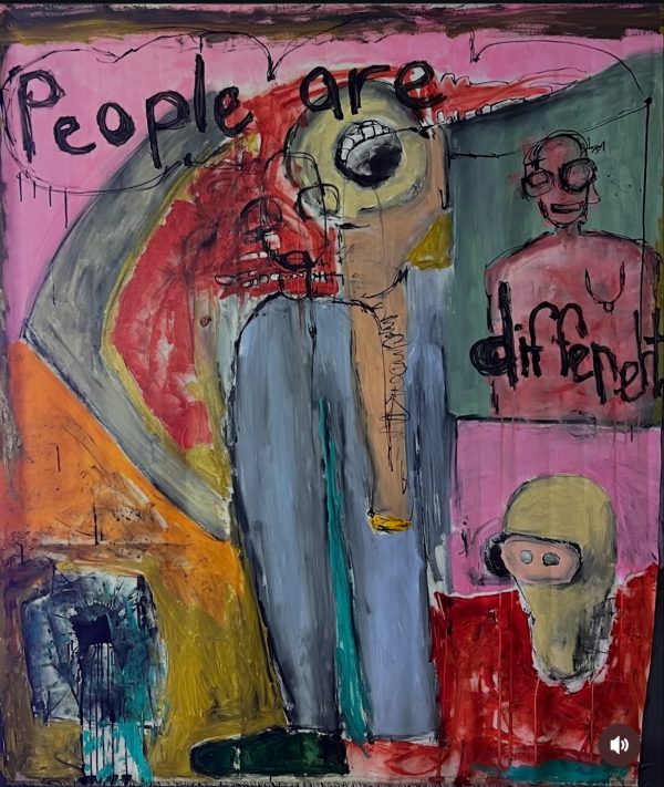 People are different / Size 170x150 / Acrylic on canvas