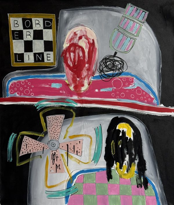 Border line / Size 105x85 / Acrylic on canvas
