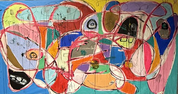 We will think / Size 300x170 / Acrylic on canvas