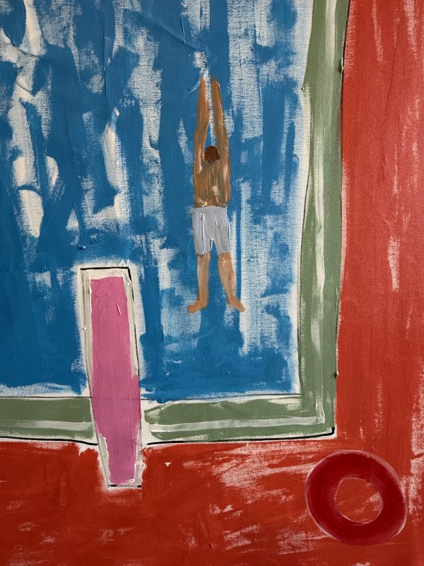Hot summer / Size 90x88 / Acrylic on canvas